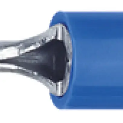 Cosse à sertir à pointe isolée Ferratec 1…2.5mm² bleu 