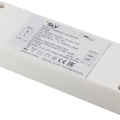 Convertisseur LED SLV VALETO 45W, 1050mA, 30…42V 