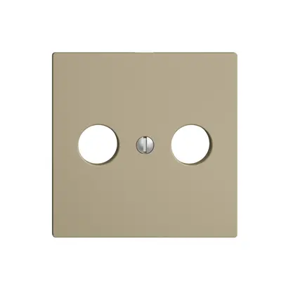 Plaque frontale EDIZIOdue sand pour R/TV 