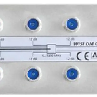 Répartiteur F WISI DM08D 8 fois 12dB 5…1300MHz 