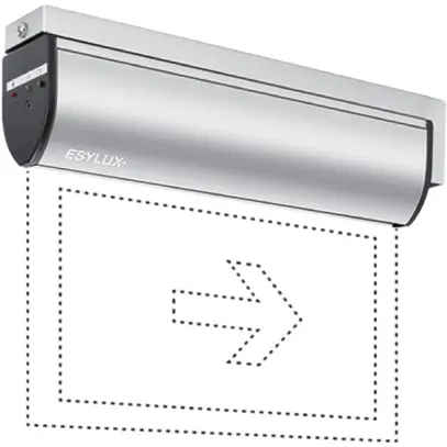 Notleuchte ESYLUX SLD LEDi SC/C Wandausleger 