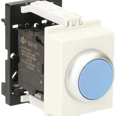 Pulsante AMD K&N, 1Ch/1R 6A, 2UM, calotta blu 