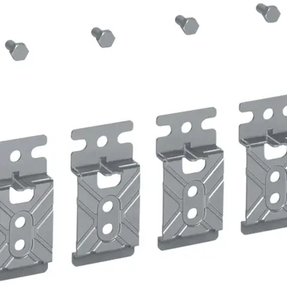 Staffa a muro Hager Univers 100×100×50mm acciaio 