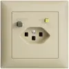 Prise ENC EDIZIOdue T23 FI 30mA FMI, vanille 