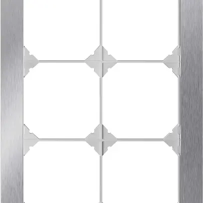 En-tête ENC EDIZIO.liv prestige SNAPFIX® 3×2 214×154mm acier chromé poncé 