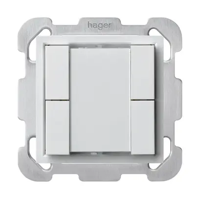 Pulsante universale INC 4×kallysto B con LED bianco 