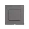 Comando per interruttore 1K/1T Edue Wiser grigio scuro 