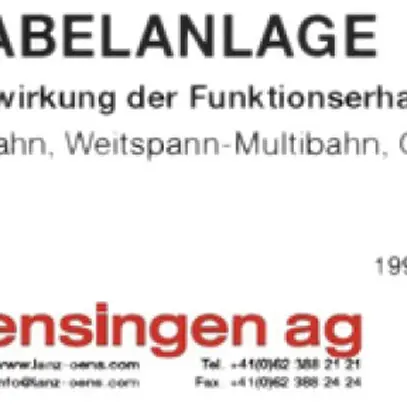 Etichetta Lanz mantenimento di funzione in caso di incendio 
