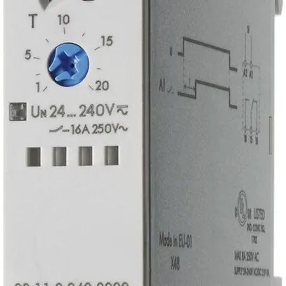 Relè a tempo 1C 16A 12…240VAC 