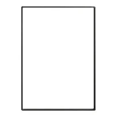 Cadre complémentaire EDIZIOdue prestige 3×2 noir 