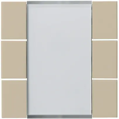 Kit frontale Hager kallysto 6×KNX beige 