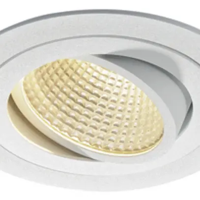 Downlight LED INC SLV NEW TRIA, 12W 1120lm 3000K 38° rond IP20 blanc mat 