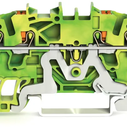 Borne de protection WAGO TOPJOB-S 2.5mm² 4L vert/jaune série 2202 