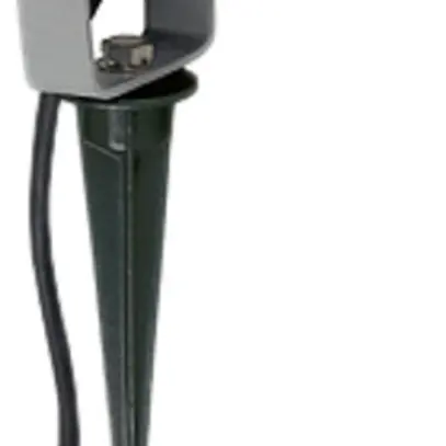 Lampada a picchetto NAUTILUS SPIKE, GU10 35W cavo 1.5m IP65 grigio argenteo 