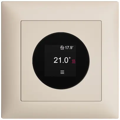 Thermostat d'ambiance ENC EDIZIOdue 230VAC 4…30°C 88×88mm crema 