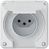 Prise ENC robusto 1×type 13 IP55 blanc 