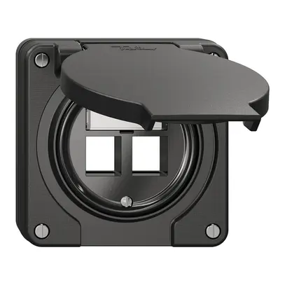 Kit di montaggio NUP Feller Keystone, per uscita diritta, doppio, ne 