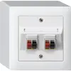 Presa AP audio kallysto 2×bianco morsetto per 2 altoparlante 
