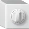 AP-Drehschalter basico 5/1L weiss mit Drehgriff 