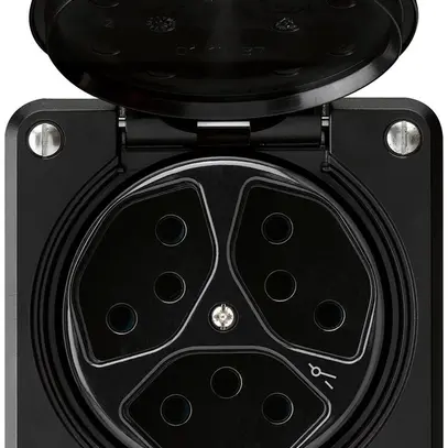 Presa INC robusto 3×tipo 13/1 nero 