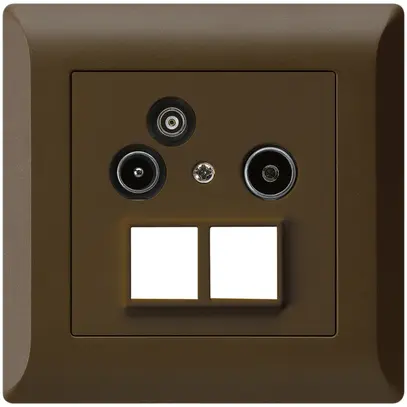 Presa antenna INC R/TV/dati kallysto.line HMS 2GHz 19db marrone 