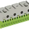 Bloc de bornes protection ABB 14×4/4×25mm² 