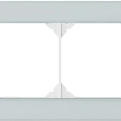 UP-Kopfzeile EDIZIO.liv prestige SNAPFIX® 1×4 94×274mm spiegel satin 