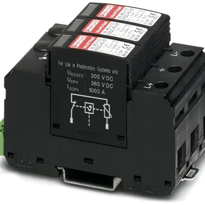 Parasurtension combiné PV PX 600VDC type 1+2 avec cont.d.sign 