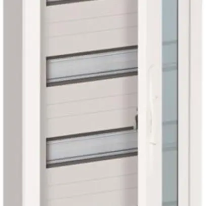 Tableau de distribution ENC ABB 4r/48PLE IP31 avec porte transparente 