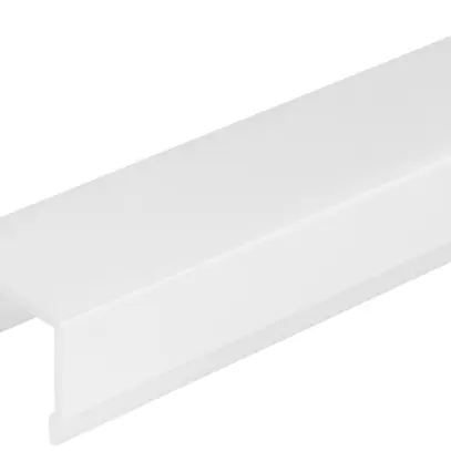 Couvercle de profilé LDV PC/W01/D/1, 26.3×17.7mm, 1m, opale 