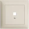 UP-Frontset EDIZIOdue crema 88×88mm für Datenschnittst.USB 