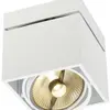 Plafonnier SLV KARDAMOD SURFACE, GU10 75W carré IP20 blanc 