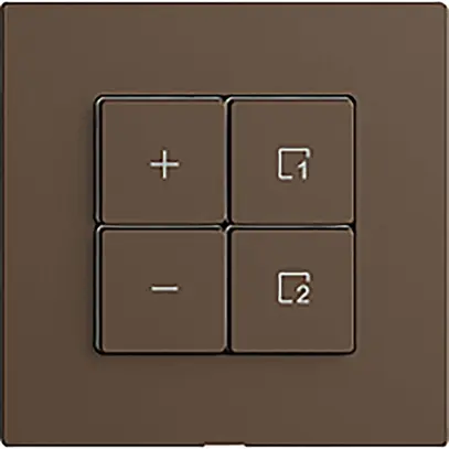 Dimmer Uni-LED 1K/4T scena WLAN Edue Wiser coffee 