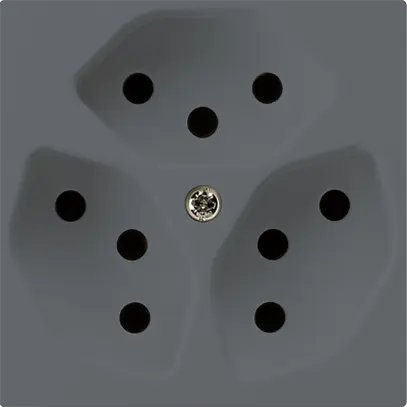 Prise ENC kallysto 3×T13/1S anthracite 