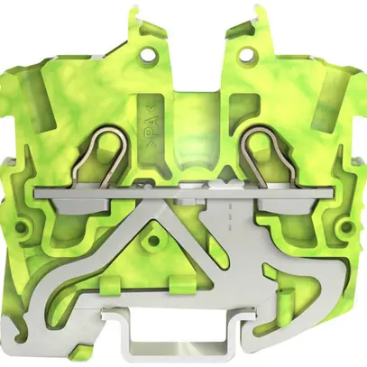 Morsetto passante WAGO TOPJOB-S 2050 1mm² 2L TH15 verde/giallo 