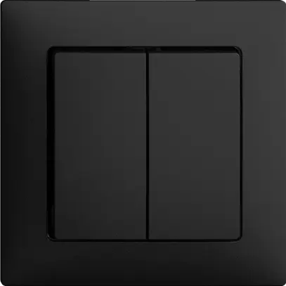 Tasto INC EDIZIOdue 2×A-R/1P nero 