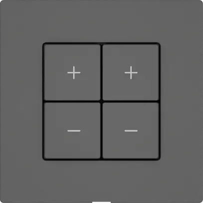 Stazione sec.variatore EDIZIO.liv Wiser SNAPFIX® 2 canali 4 tasti WLAN grs 