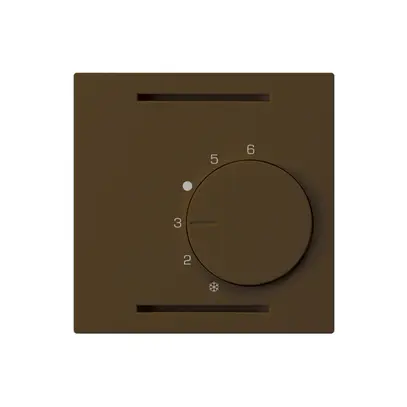 Kit frontale INC kallysto marrone per termostato ambiente senza interruttore 