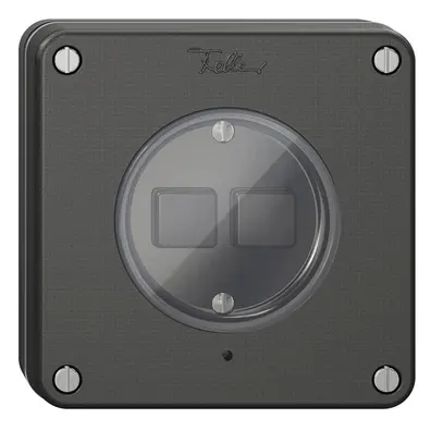 Stazione secondaria INC 2K/2T per interruttore NEVO Wiser nero 