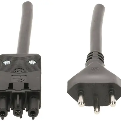 Cavo d'allacciamento MH 3P 10m nero pressa GST18i3 spina T12 