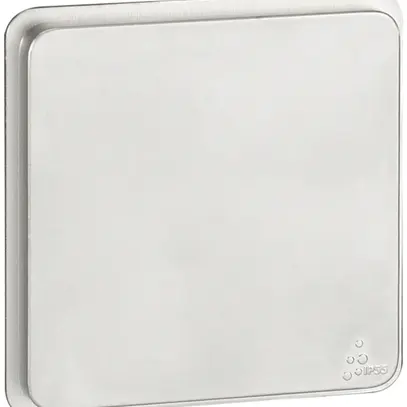 Plaque de ferm.ENC Soliroc 2 modules chr. 