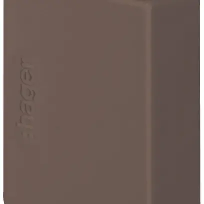 Endstück Hager tehalit.LF/LFH 20×20mm braun IP30 