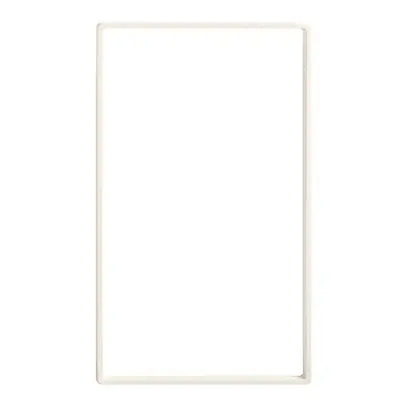 Cadre complémentaire EDIZIOdue prestige 2×1 blanc 