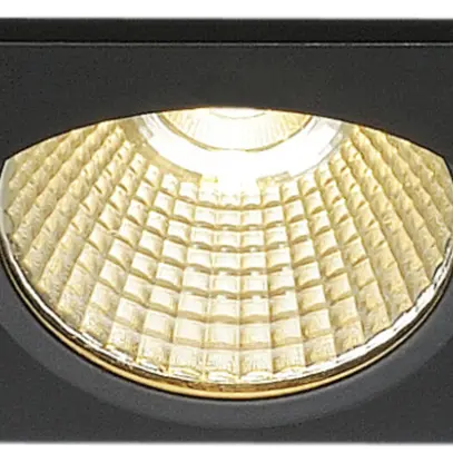 Downlight LED INS SLV NEW TRIA 68, 9W 775lm 3000K 38° quadrato nero opaco 