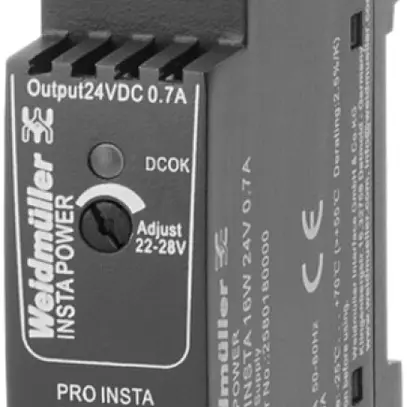 Alimentation à découpage Weidmüller Connect Power PRO INSTA 16W 24V 0.7A 