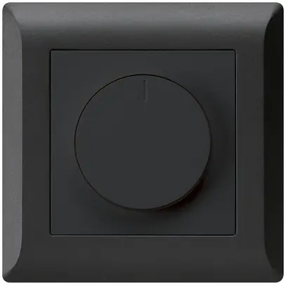 Variatore rotativo universale INC Hager kallysto.line 20…400W/VA nero 