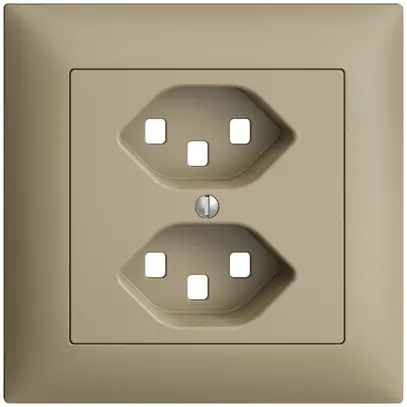 Kit frontale INC EDIZIOdue sand 88×88mm 2×T23 