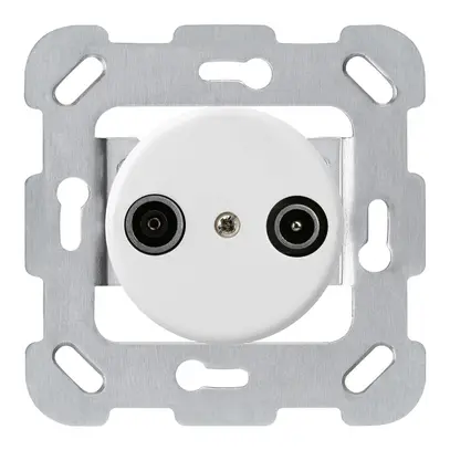 Prise de passage ENC basico TV-R 23dB blanc 