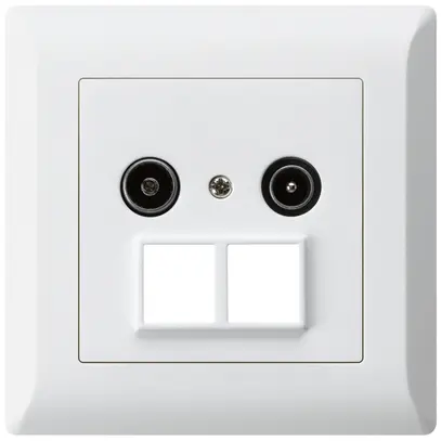 Presa antenna INC R/TV HMS kallysto.line 19dB bianco 