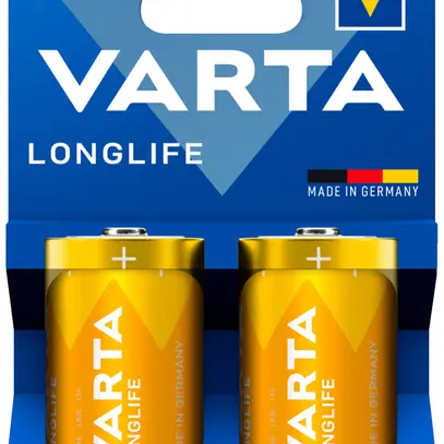 Batteria VARTA Consumer Longlife D alcalina al manganese 1.5V blister a 2 pezzi 